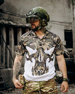 Поло футболка Punisher Military Coolmax 100% поліестер чоловіча 92660 S фото