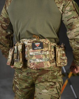 Разгрузочный пояс Artex Light Мультикам с подсумками MOLLE нейлон 1000D РПС 90829 фото