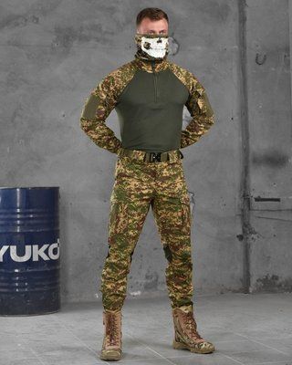 Літній тактичний костюм Nero Хижак ріпстоп 60% бавовна 40% поліестер з вентиляцією та липучками 87189 M фото