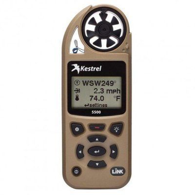Метеостанция Kestrel 5500 LINK с флюгером и чехлом 0855LVTAN фото
