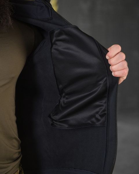 Тактическая куртка Softshell Masad весенняя плащевка с липучками и карманами на молнии 12795 M фото