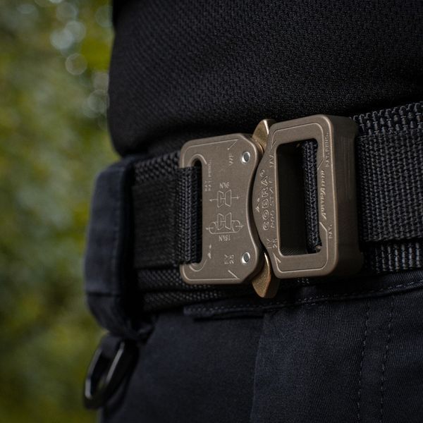 Ремінь M-Tac Cobra Buckle Tactical Belt Чорний 10126002-XS/S фото
