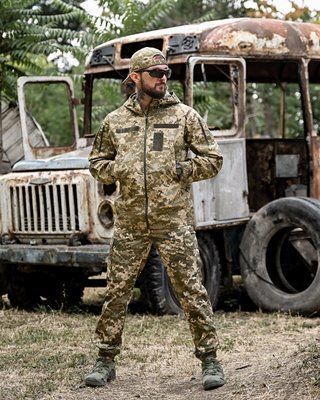 Тактичний костюм Restructuring Піксель ріп-стоп з кишенями на блискавках та липучками під шеврони 91392 S фото