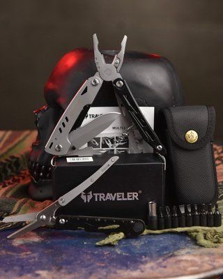 Мультитул Steel Traveler ВН11059 універсальний інструмент складаний багатофункціональний сталевий 87628 фото