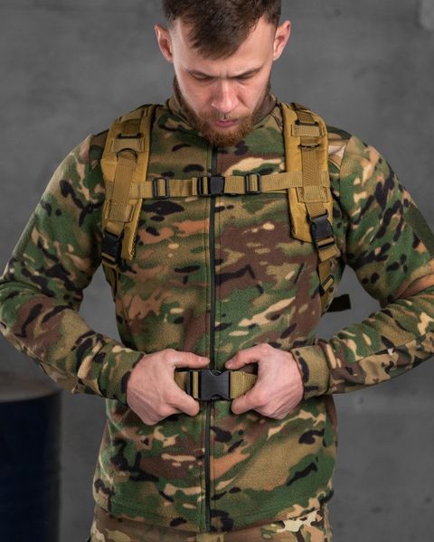Тактичний штурмовий рюкзак Indestructible Койот водозахисний з системою MOLLE для міста та походу 16879 фото