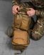 Тактичний штурмовий рюкзак Indestructible Койот водозахисний з системою MOLLE для міста та походу 16879 фото 8