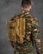Тактичний штурмовий рюкзак Indestructible Койот водозахисний з системою MOLLE для міста та походу 16879 фото 1
