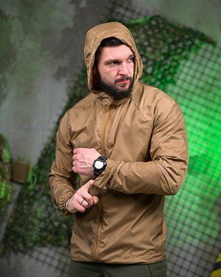 Вітровка дощовик мембранна плащівка компактна складна в кишеню водонепроникна 87928 S фото