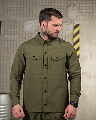 Тактична сорочка Mavrik Олива T800 еластична дихаюча тканина 92897 S фото