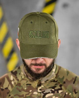 Бейсболка 511 Free Олива хлопок вышивка универсальная 14934 фото
