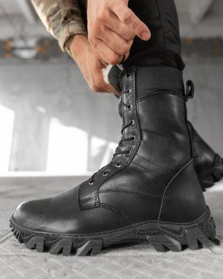Тактичні черевики All-Terrain Winter з натуральної шкіри з посиленим носком та гумовою підошвою 51870 38 фото