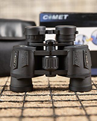 Бинокль Comet Mini Black металлический корпус влагозащищенный 7x35 для охоты и туризма 92884 фото