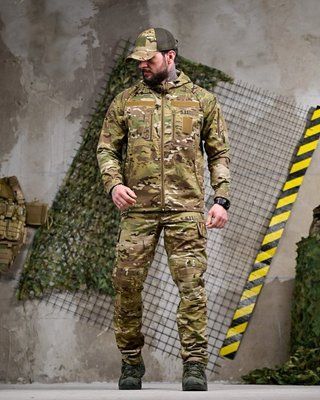 Літній тактичний костюм 511 Мультикам Британія армійська саржа з наколінниками та липучками 88011 M фото