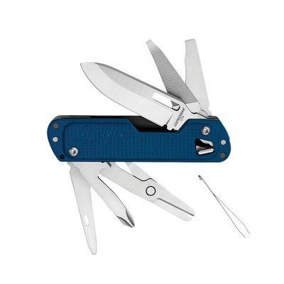 Мультитул Leatherman Free T4 синій 832879 фото