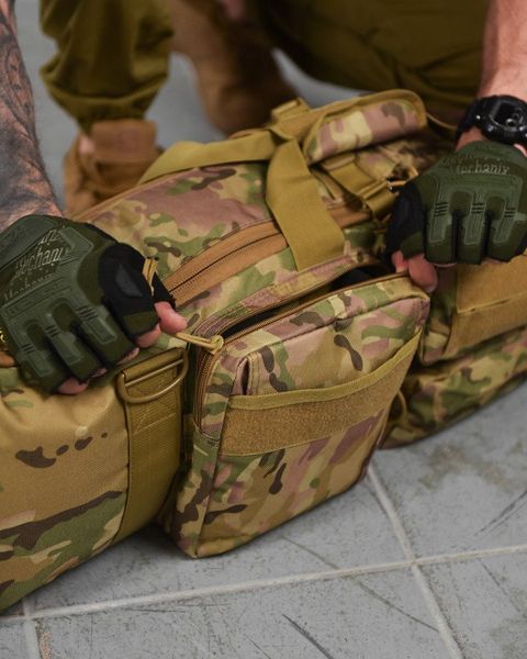 Сумка-чехол для оружия Battle Мультикам рюкзак влагостойкий с карманами Molle 50782 фото
