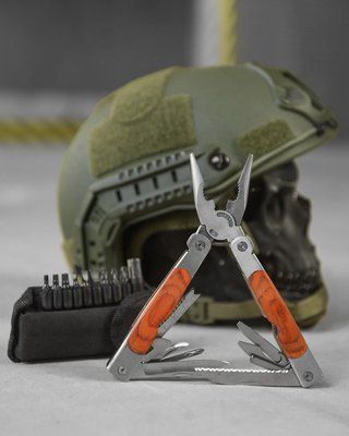 Мультитул Wood Hard багатофункціональний інструмент для ремонту та туризму 90574 фото