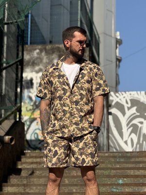 Летний милитари комплект Oblivion Camo Palm из софта 100% полиэстер легкий 92986 S/M фото