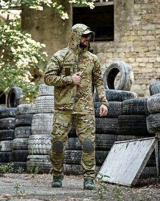 Тактичний костюм 3в1 511 Мультикам ріп-стоп з убакасом і наколінниками тактичний одяг 86915 M фото