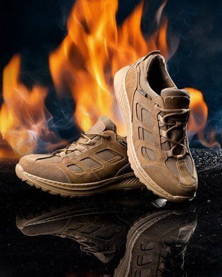 Тактичні кросівки Extreme Койот натуральна шкіра сітка гумова підошва 86704 41 фото