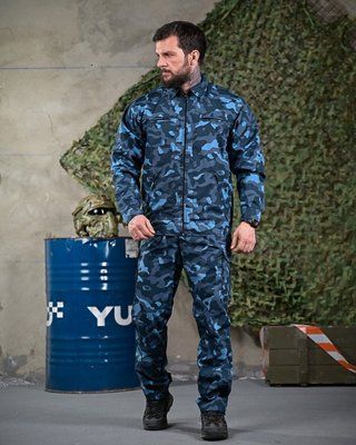 Тактичний костюм Мультикам місто ріп-стоп бавовна поліестер манжети на хлястиках 92800 M фото