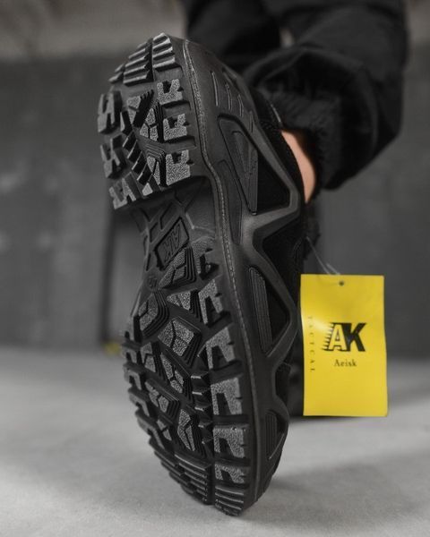 Тактические кроссовки AK Black с мембраной и водоотталкивающей Cordura, подошва, усиленный носок 16554 40 фото