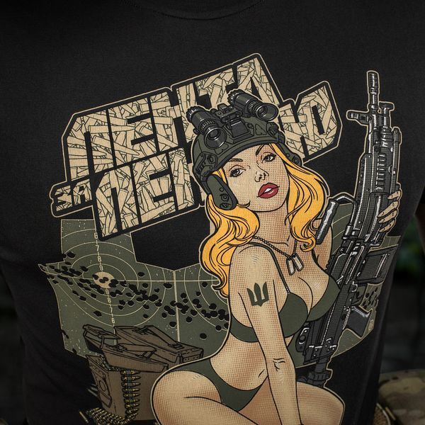 Футболка M-Tac Лента за лентою Чёрная 80077002-M фото
