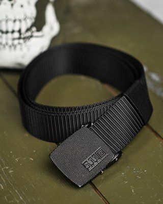 Тактичний ремінь 511 Black нейлоновий з металевою пряжкою для кобури та підсумків 91529 фото