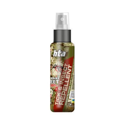 Репеллент-спрей HTA від комарів Strong DEET 70% Tick&insect repellent 100 мл HTA-9-100-100 ml фото