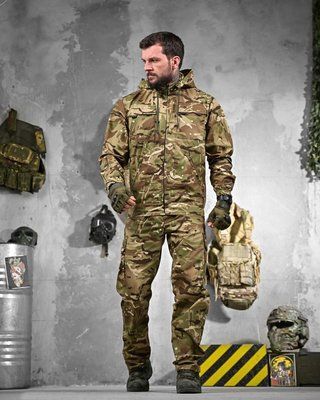 Армейский костюм Defender Мультикам рип-стоп с отстегивающимся капюшоном и резинкой на поясе 14962 S фото