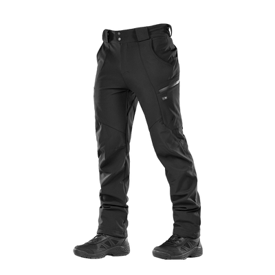 Штани M-Tac Soft Shell Winter Чорні 20306002-2XL фото