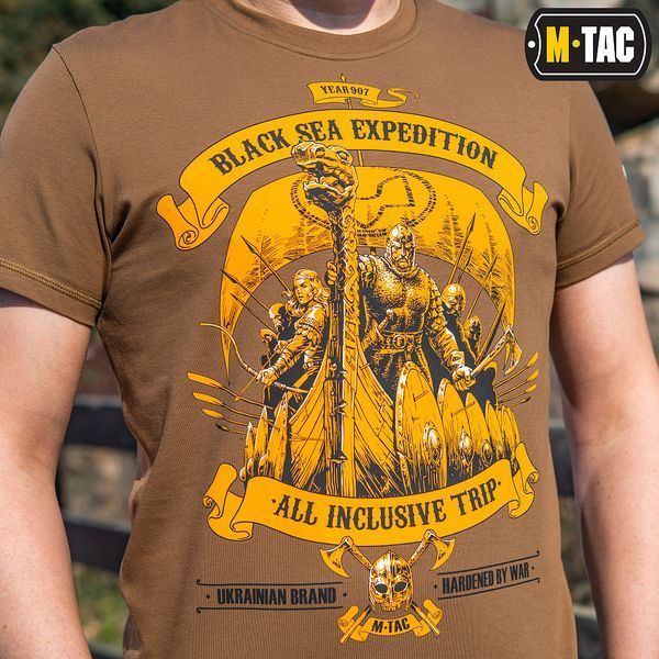 Футболка M-Tac Чорна Sea Expedition Темний Койот 80025017-3XL фото