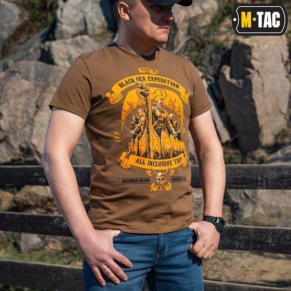 Футболка M-Tac Чорна Sea Expedition Темний Койот 80025017-3XL фото