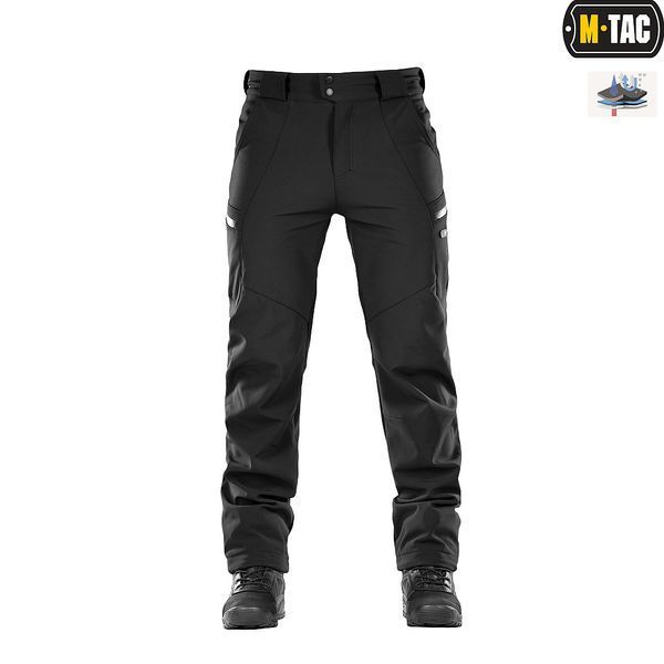 Брюки M-Tac Soft Shell Winter Чёрные 20306002-XS фото