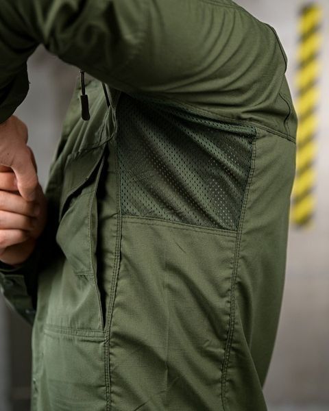 Тактична сорочка РП7417 Олива з липучками та сіткою для шевронів тактичний одяг армійський 93335 L фото