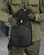 Тактична сумка-слинг Silver Knight 7л Black Molle тактичний рюкзак для полювання та туризму 15867 фото 6